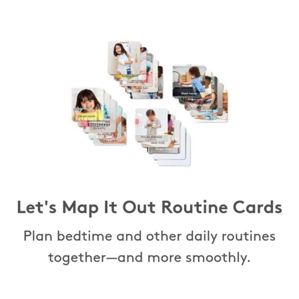 Lovevery Let’s Map It Out Routine Cards, set of 20 cards